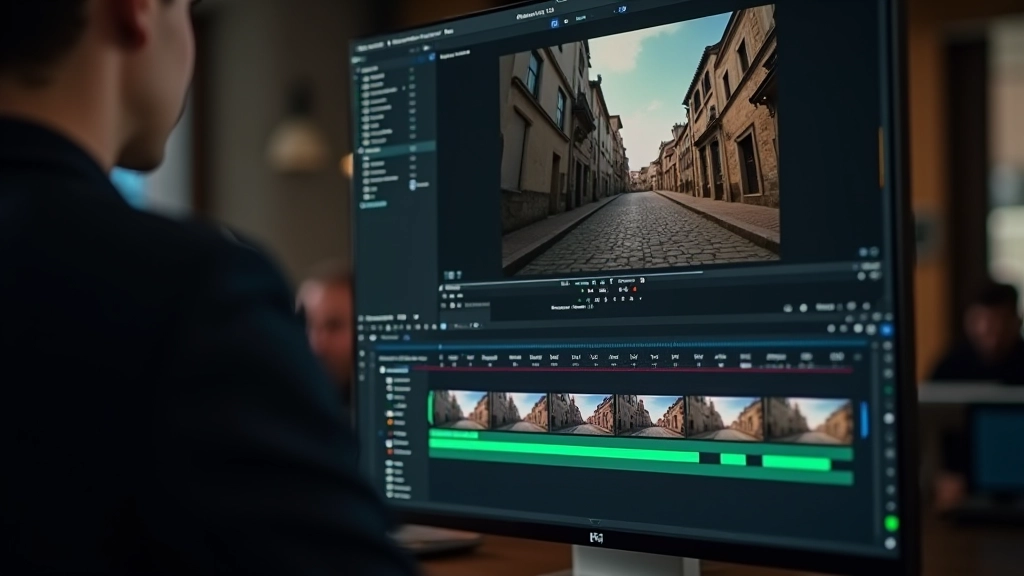Efectos de color y luz aplicados a un clip de vídeo en Premiere, mostrando ajustes de saturación y contraste